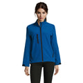 Royal Blue - Side - SOLS Womens-Ladies Roxy Soft Shell Jacket (Breathable, Windproof And Water Resistant)