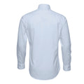 Light Blue - Back - Tee Jays Mens Luxury Slim Fit Long Sleeve Oxford Shirt