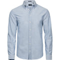Light Blue - Front - Tee Jays Mens Perfect Long Sleeve Oxford Shirt
