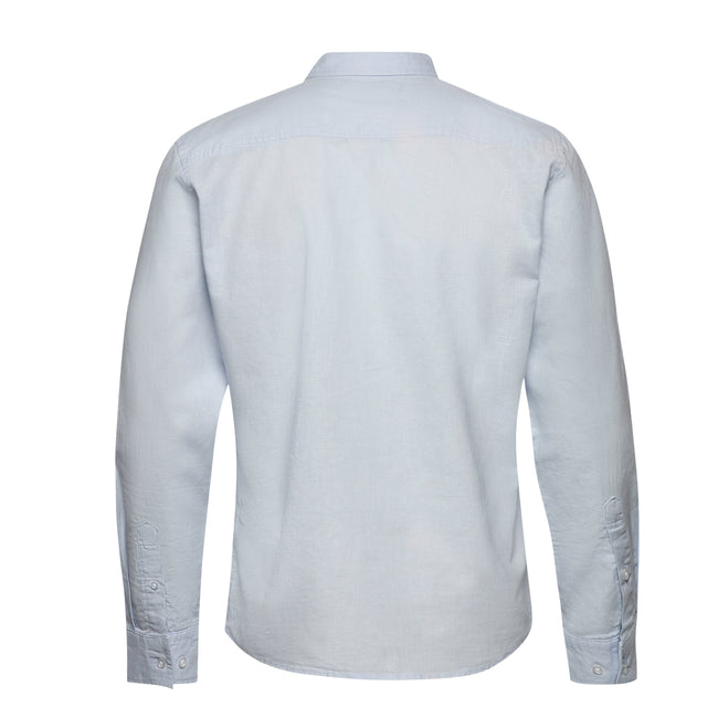 White - Back - Tee Jays Mens Perfect Long Sleeve Oxford Shirt