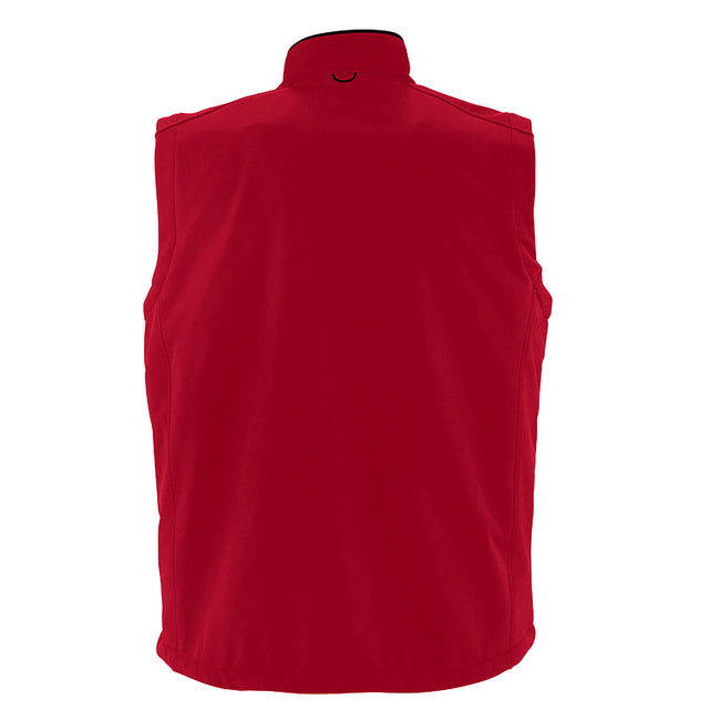 Red - Pack Shot - SOLS Mens Rallye Soft Shell Bodywarmer Jacket