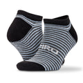 Mixed - Side - Spiro Unisex Adults Mixed Stripe Trainer Socks (Pack Of 3)