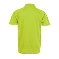 Flo Yellow - Side - Spiro Unisex Adults Impact Performance Aircool Polo Shirt