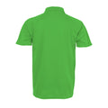 Lime Punch - Back - Spiro Unisex Adults Impact Performance Aircool Polo Shirt