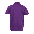 Purple - Side - Spiro Unisex Adults Impact Performance Aircool Polo Shirt