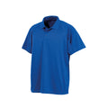 Royal Blue - Front - Spiro Unisex Adults Impact Performance Aircool Polo Shirt