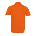 Flo Orange - Side - Spiro Unisex Adults Impact Performance Aircool Polo Shirt