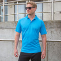 Ocean Blue - Back - Spiro Unisex Adults Impact Performance Aircool Polo Shirt