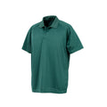 Bottle Green - Front - Spiro Unisex Adults Impact Performance Aircool Polo Shirt