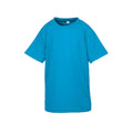 Ocean Blue - Front - Spiro Chidlrens-Kids Impact Performance Aircool T-Shirt