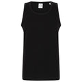 Black - Front - Skinni Fit Chidlrens Girls Feel Good Stretch Vest