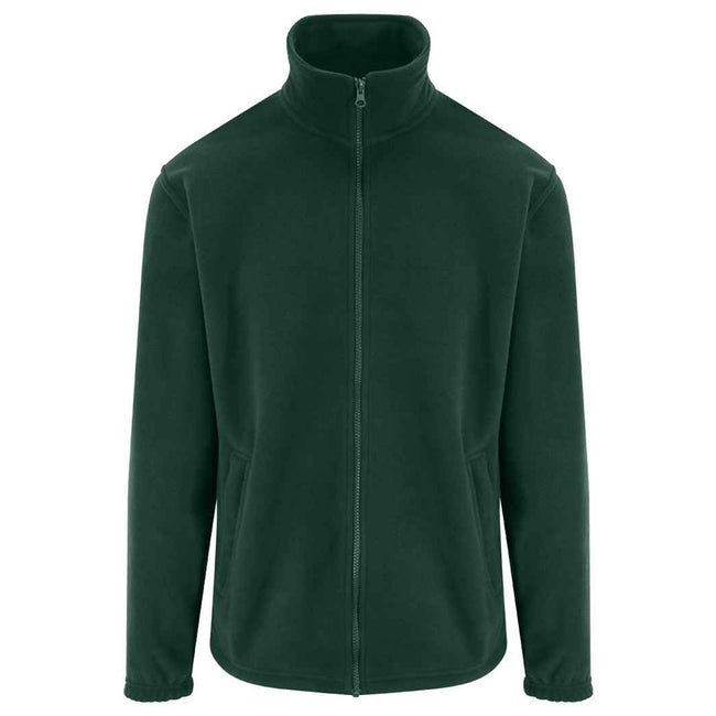 Bottle Green - Front - PRO RTX Adults Unisex Pro Fleece Jacket
