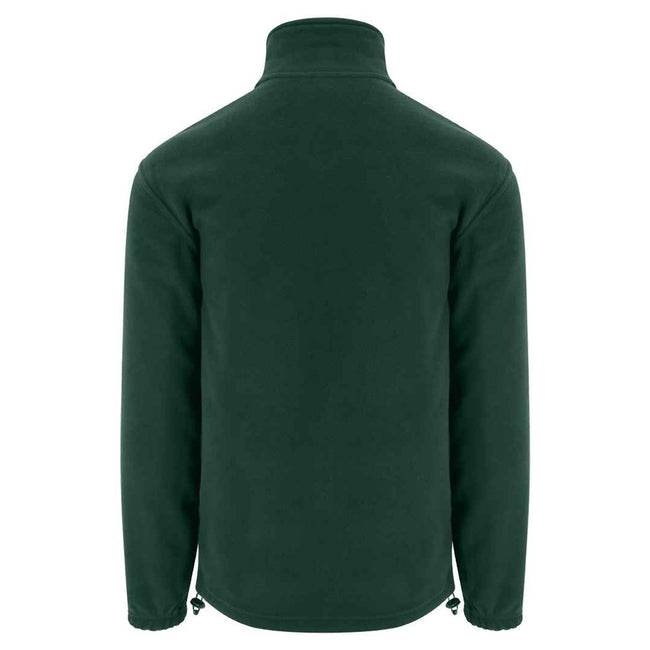 Bottle Green - Back - PRO RTX Adults Unisex Pro Fleece Jacket
