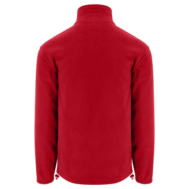 Red - Back - PRO RTX Adults Unisex Pro Fleece Jacket