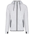 Ash Heather - Front - Proact Mens Performance Hooded Jacket