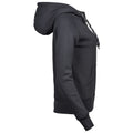 Dark Grey - Side - Tee Jays Womens-Ladies Fashion Zip Hoodie