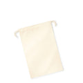 Natural - Side - Westford Mill Organic Premium Cotton Stuff Bag