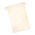Natural - Front - Westford Mill Organic Premium Cotton Stuff Bag