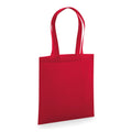 Classic Red - Front - Westford Mill Organic Premium Cotton Tote Bag