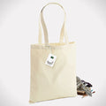Natural - Side - Westford Mill Organic Premium Cotton Tote Bag
