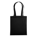 Black - Front - Westford Mill Organic Premium Cotton Tote Bag