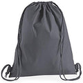 Graphite - Back - Westford Mill Organic Premium Cotton Gym Sack