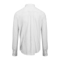 White - Back - AWDis So Denim Mens Oscar Knitted Long Sleeve Shirt