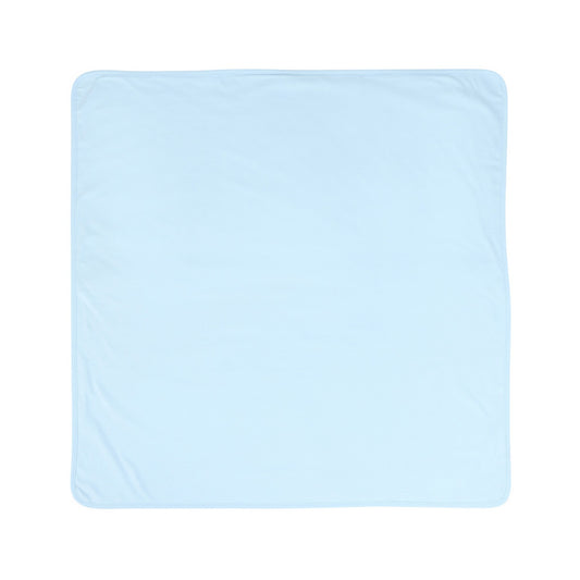 Pale Blue - Front - Larkwood Baby Blanket