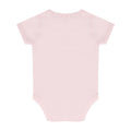 Pale Pink - Back - Larkwood Baby Boys-Girls Essential Short Sleeve Bodysuit
