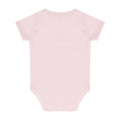 Pale Pink - Back - Larkwood Baby Boys-Girls Essential Short Sleeve Bodysuit