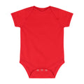 Red - Front - Larkwood Baby Boys-Girls Essential Short Sleeve Bodysuit
