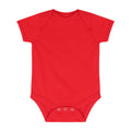 Red - Front - Larkwood Baby Boys-Girls Essential Short Sleeve Bodysuit