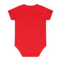 Red - Back - Larkwood Baby Boys-Girls Essential Short Sleeve Bodysuit