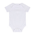 White - Front - Larkwood Baby Boys-Girls Essential Short Sleeve Bodysuit