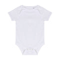 White - Front - Larkwood Baby Boys-Girls Essential Short Sleeve Bodysuit