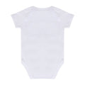 White - Back - Larkwood Baby Boys-Girls Essential Short Sleeve Bodysuit