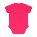 Fuchsia - Back - Larkwood Baby Boys-Girls Essential Short Sleeve Bodysuit