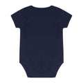 Navy - Back - Larkwood Baby Boys-Girls Essential Short Sleeve Bodysuit