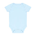 Pale Blue - Front - Larkwood Baby Boys-Girls Essential Short Sleeve Bodysuit