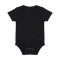 Black - Front - Larkwood Baby Boys-Girls Essential Short Sleeve Bodysuit