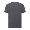Convoy Grey - Back - Russell Mens Authentic Pure Organic T-Shirt