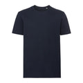 French Navy - Front - Russell Mens Authentic Pure Organic T-Shirt