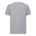 Light Oxford Grey - Back - Russell Mens Authentic Pure Organic T-Shirt