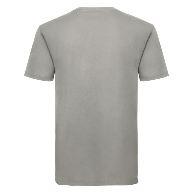 Stone - Back - Russell Mens Authentic Pure Organic T-Shirt