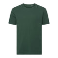 Bottle Green - Front - Russell Mens Authentic Pure Organic T-Shirt