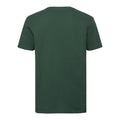 Bottle Green - Back - Russell Mens Authentic Pure Organic T-Shirt