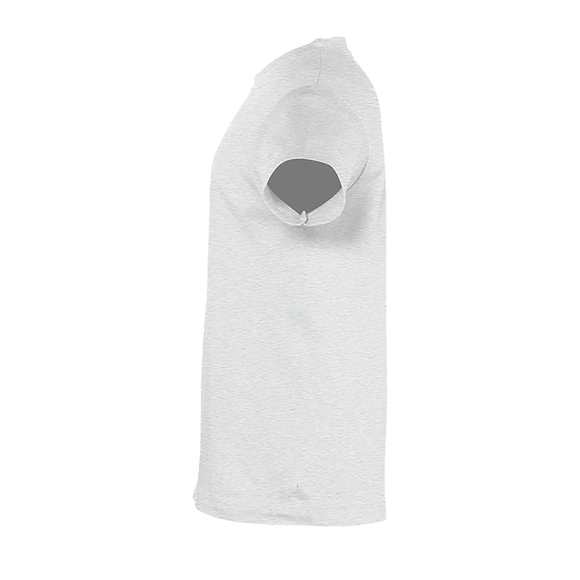 Ash - Side - SOLS Kids Regent Short Sleeve T-Shirt