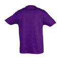 Dark Purple - Back - SOLS Kids Regent Short Sleeve T-Shirt