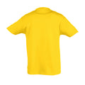 Gold - Back - SOLS Kids Regent Short Sleeve T-Shirt