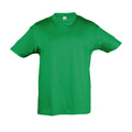 Kelly Green - Front - SOLS Kids Regent Short Sleeve T-Shirt